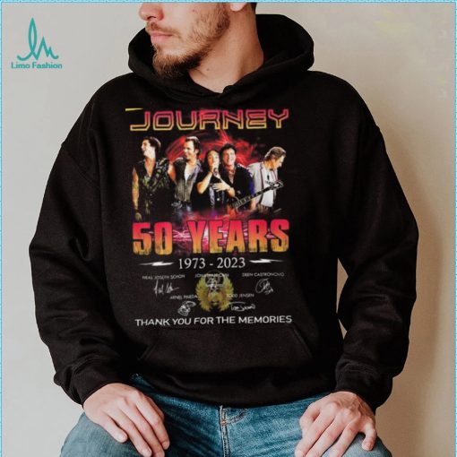 Journey 50 Years 1973  2023 Thank You For The Memories T Shirt