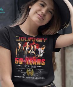 Journey 50 Years 1973 2023 Thank You For The Memories T Shirt