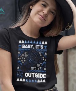 Kansas City Baby it’s KC outside ugly Christmas shirt