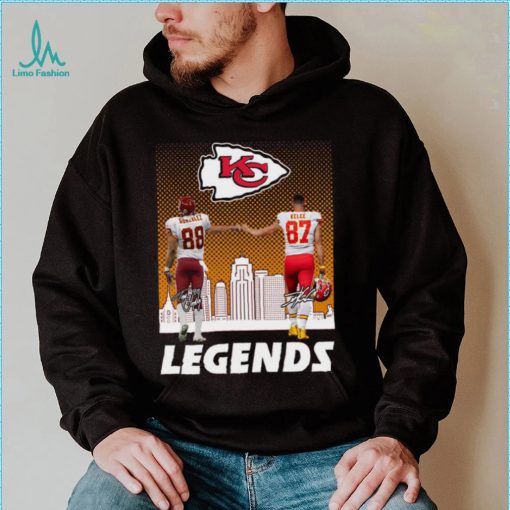 Kansas City Chiefs Gonzalez Kelce Legends City Signatures Signature Shirt