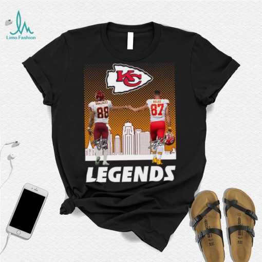 Kansas City Chiefs Gonzalez Kelce Legends City Signatures Signature Shirt