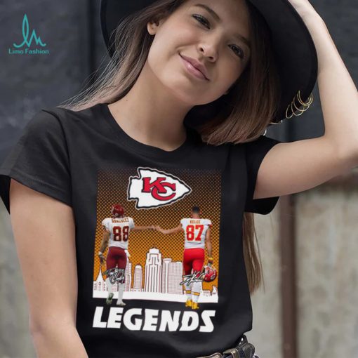 Kansas City Chiefs Gonzalez Kelce Legends City Signatures Signature Shirt