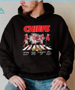 Kansas City Chiefs Team Abbey Road Christmas Signatures Shirt