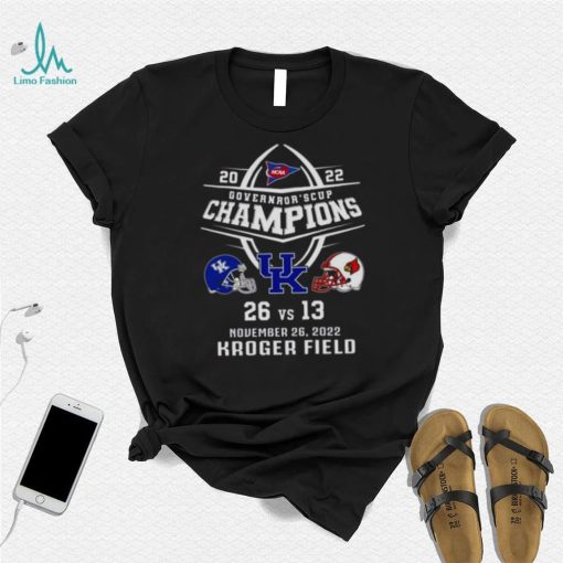 Kentucky Wildcats 26 13 Louisville football 2022 Governors Cup Champions shirt