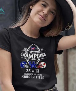 Kentucky Wildcats 26 13 Louisville football 2022 Governors Cup Champions shirt