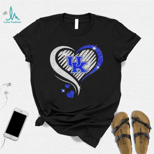 Kentucky Wildcats diamond heart T Shirt