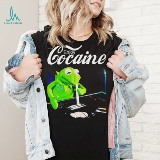 Kermit frog high enjoy Cocaine shirt