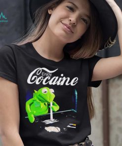 Kermit frog high enjoy Cocaine shirt