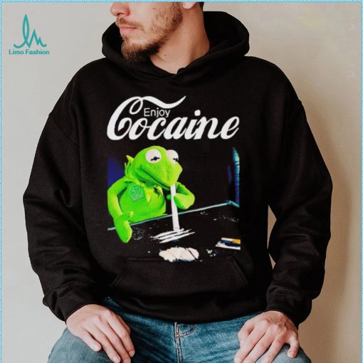 Kermit frog high enjoy Cocaine shirt