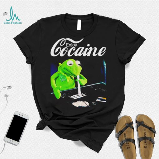 Kermit frog high enjoy Cocaine shirt