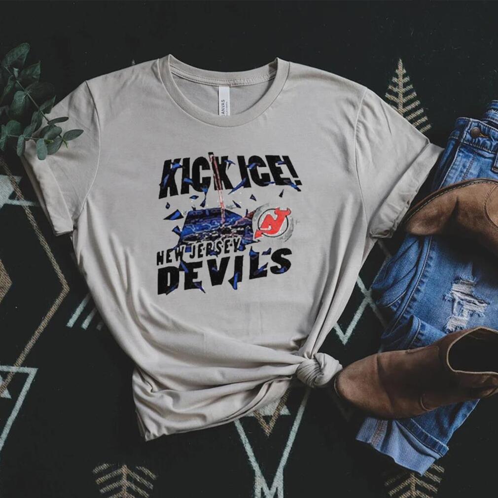Kick Ice New Jersey Devils Nj Hockey T Shirt