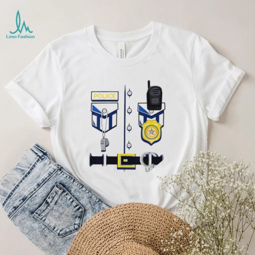 Kids Police officer Halloween outfit shirt