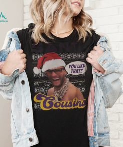 Kirk Cousins Santa Cousins You Like That Christmas Ugly Shirt