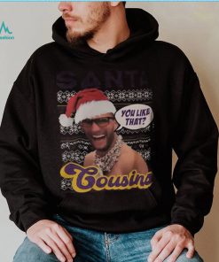 Kirk Cousins Santa Cousins You Like That Christmas Ugly Shirt