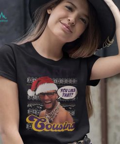 Kirk Cousins Santa Cousins You Like That Christmas Ugly Shirt