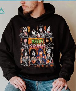 Kiss Band Merry Kissmas Christmas Signatures Shirt