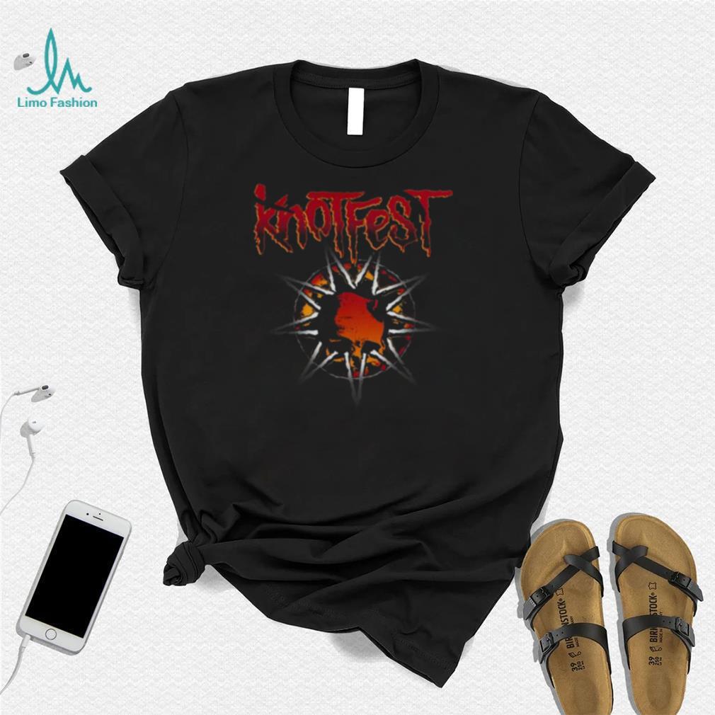 Knotfest Leg 3 Deathknot Fire Pullover Shirt Knotfest Leg 3 Deathknot Fire Pullover Shirt