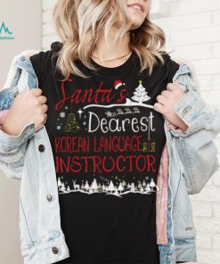 Korean Language Instructor Xmas Job Cute Christmas Shirt