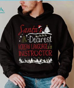 Korean Language Instructor Xmas Job Cute Christmas Shirt