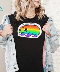 LGBT Frog my Tummy hurts art shirt