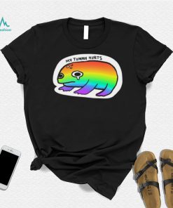 LGBT Frog my Tummy hurts art shirt