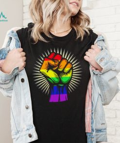 LGBT Pride hand fight shirt