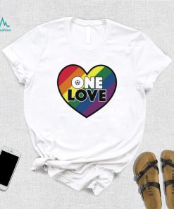 LGBT Pride heart One Love soccer World Cup 2022 shirt