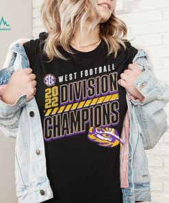 LSU Tigers 2022 SEC West Division Football Champions Shirt