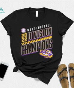 LSU Tigers 2022 SEC West Division Football Champions Shirt