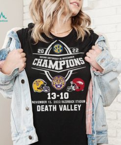 LSU Tigers 2022 Second Saturday In November Champions Death Valley Shirt