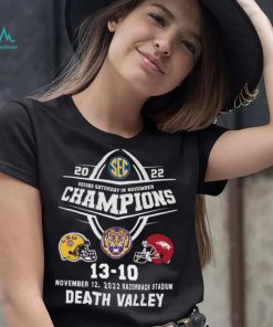 LSU Tigers 2022 Second Saturday In November Champions Death Valley Shirt