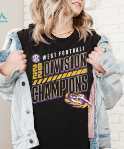 LSU Tigers Champions SEC West Division Football 2022 shirt