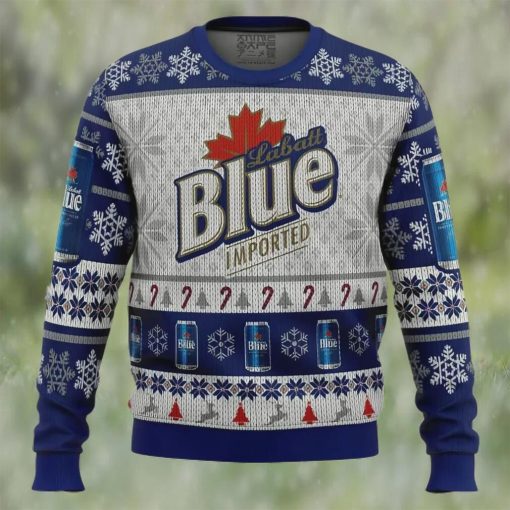 Labatt Blue Beer Ugly Christmas Sweater, Faux Wool Sweater, Gifts For Beer Lovers, International Beer Day, Best Christmas Gifts For 2022 – Prinvity