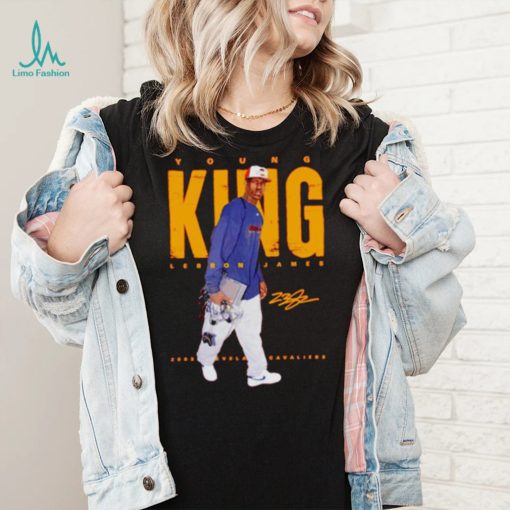 Lakers T Shirt, Lebron James Young King Los Angeles Lakers Signature shirt, Lebron Jame Shirt