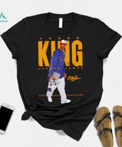 Lakers T Shirt, Lebron James Young King Los Angeles Lakers Signature shirt, Lebron Jame Shirt