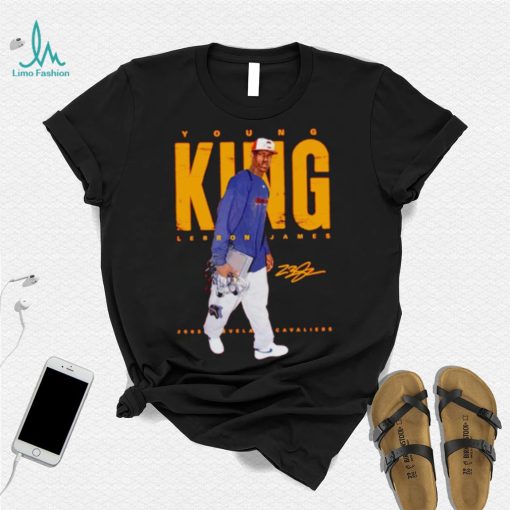 Lakers T Shirt, Lebron James Young King Los Angeles Lakers Signature shirt, Lebron Jame Shirt