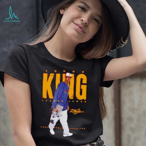 Lakers T Shirt, Lebron James Young King Los Angeles Lakers Signature shirt, Lebron Jame Shirt