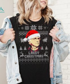 Larry David Larry Christmas White Xmas Pattern Unisex Sweatshirt