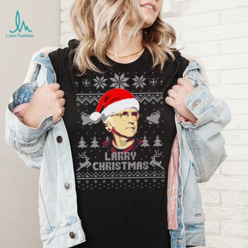 Larry David Larry Christmas White Xmas Pattern Unisex Sweatshirt