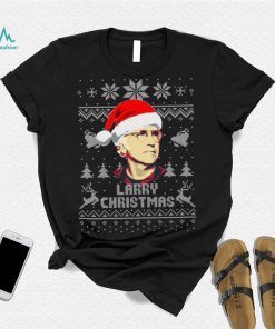 Larry David Larry Christmas White Xmas Pattern Unisex Sweatshirt