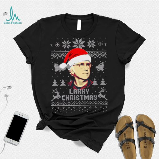 Larry David Larry Christmas White Xmas Pattern Unisex Sweatshirt