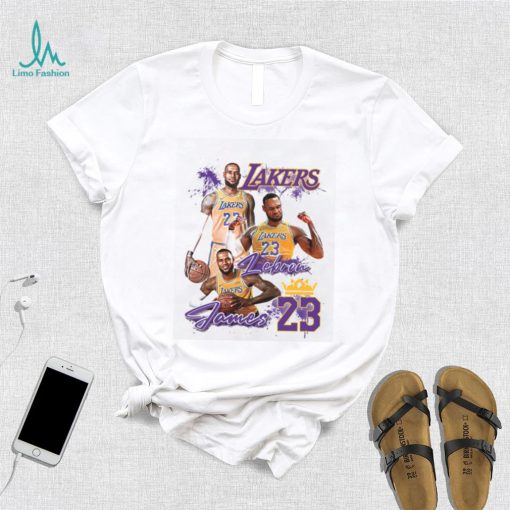 Lebron James T shirt, 23 Lakers Shirt, Los Angeles Lakers Shirt, NBA Team Lakers T Shirt