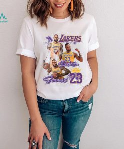 Lebron James T shirt, 23 Lakers Shirt, Los Angeles Lakers Shirt, NBA Team Lakers T Shirt