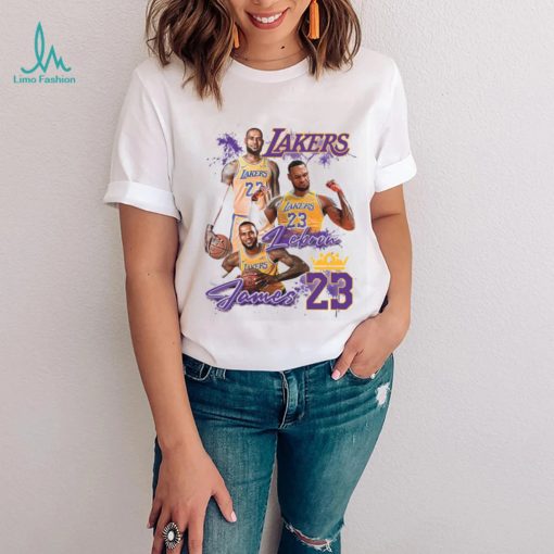 Lebron James T shirt, 23 Lakers Shirt, Los Angeles Lakers Shirt, NBA Team Lakers T Shirt