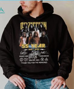 Led Zeppelin 55 Year 1968 – 2023 Thank You For The Memories T Shirt