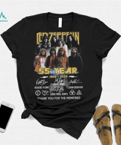 Led Zeppelin 55 Year 1968 – 2023 Thank You For The Memories T Shirt