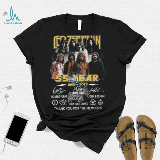 Led Zeppelin 55 Year 1968 – 2023 Thank You For The Memories T Shirt