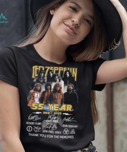 Led Zeppelin 55 Year 1968 – 2023 Thank You For The Memories T Shirt