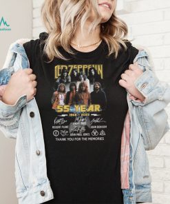 Led Zeppelin 55 Year 1968 – 2023 Thank You For The Memories T Shirt