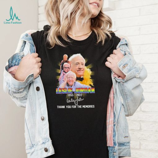 Leslie Jordan 1955 2022 Thank You For The Memories Lgbt Signature Shirt